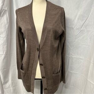 LOFT Brown Women's Cardigan Sweater